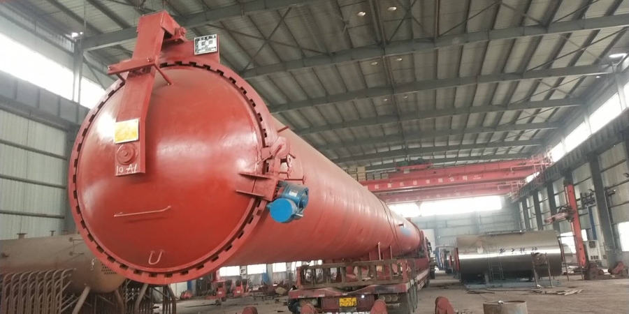 26.5米蒸壓釜發貨
